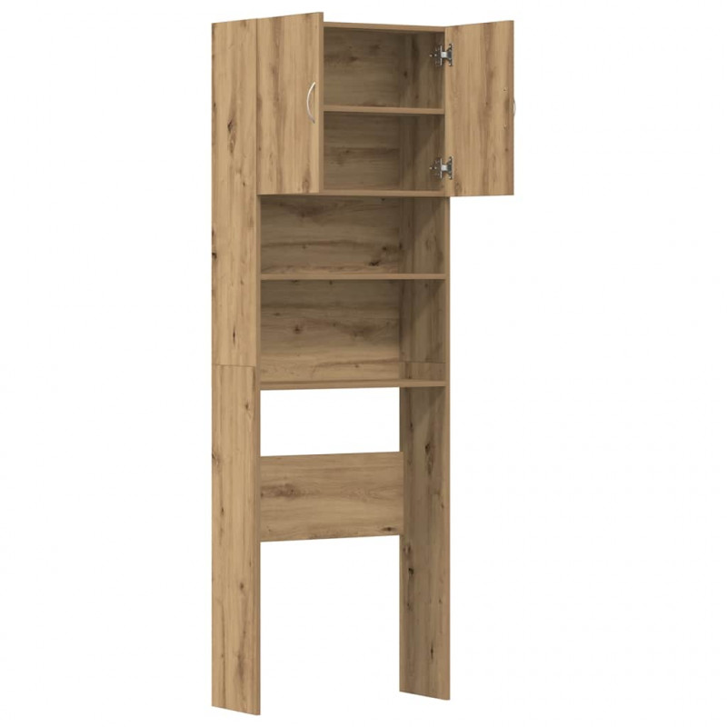 Szafka pod pralkę Artisan Oak 64x24x190 cm Drewno klejone
