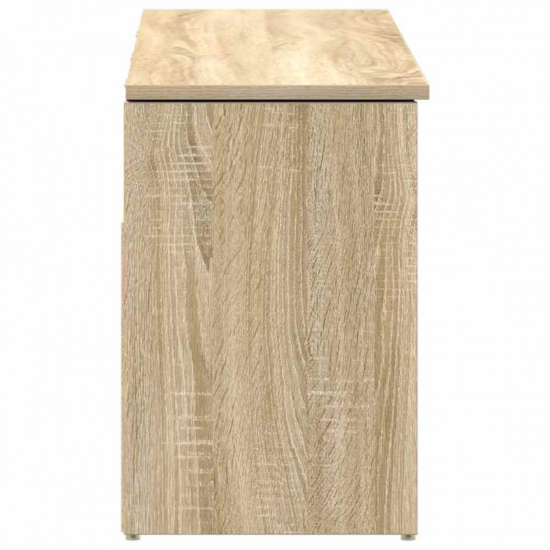 Ławka na buty dąb sonoma 102x30,5x45 cm materiał drewnopochodny