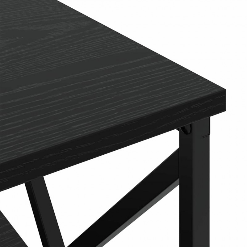 Szafka Nocna z szufladą 2 pcs Czarny Dąb 41,5 x 40,5 x 55 cm