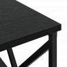 Szafka Nocna z szufladą 2 pcs Czarny Dąb 41,5 x 40,5 x 55 cm