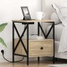 Szafka Nocna z szufladą 2 pcs Dąb Sonoma 41,5 x 40,5 x 55 cm