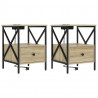 Szafka Nocna z szufladą 2 pcs Dąb Sonoma 41,5 x 40,5 x 55 cm