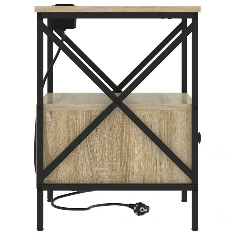Szafka Nocna z szufladą 2 pcs Dąb Sonoma 41,5 x 40,5 x 55 cm