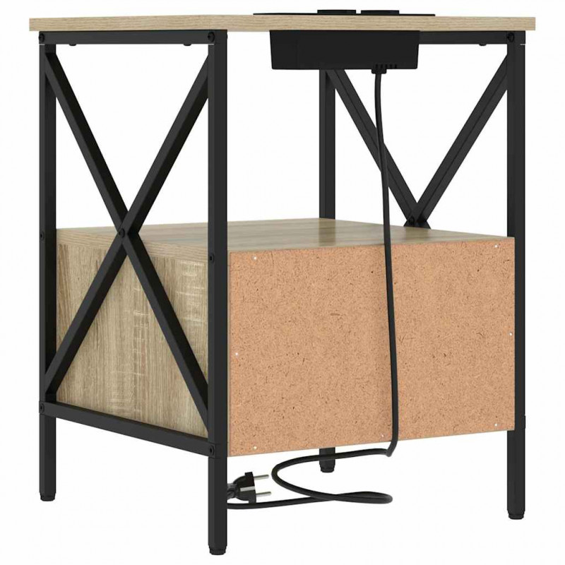 Szafka Nocna z szufladą 2 pcs Dąb Sonoma 41,5 x 40,5 x 55 cm