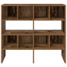 Stojaki na buty 2 szt., sztaplowany, stare drewno, 89,5x30x40cm