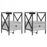 Szafka Nocna z szufladą 2 pcs Szary Sonoma 41,5 x 40,5 x 55 cm