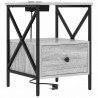 Szafka Nocna z szufladą 2 pcs Szary Sonoma 41,5 x 40,5 x 55 cm