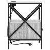 Szafka Nocna z szufladą 2 pcs Szary Sonoma 41,5 x 40,5 x 55 cm
