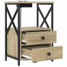Szafka Nocna z szufladą 2 pcs Dąb Sonoma 40 x 31 x 60 cm