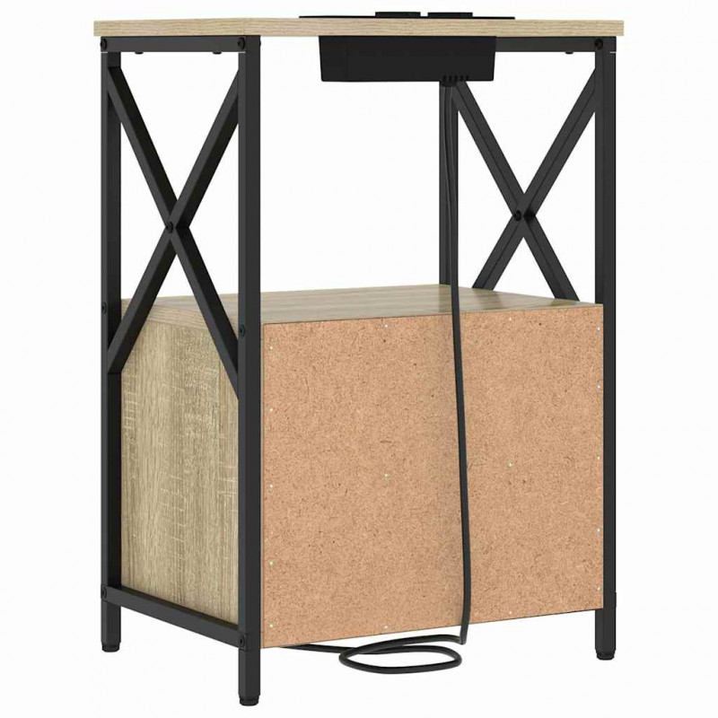 Szafka Nocna z szufladą 2 pcs Dąb Sonoma 40 x 31 x 60 cm