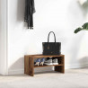 Stojak na buty, sztaplowany, stare drewno, 60x30x30,5 cm