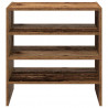 Stojaki na buty 2 szt., sztaplowany, stare drewno, 60x30x30,5cm