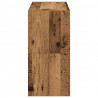 Stojaki na buty 2 szt., sztaplowany, stare drewno, 60x30x30,5cm