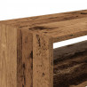 Stojaki na buty 2 szt., sztaplowany, stare drewno, 60x30x30,5cm