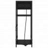 Szafka Nocna Czarny Dąb 40 x 27 x 76 cm Materiał drewnopochodny