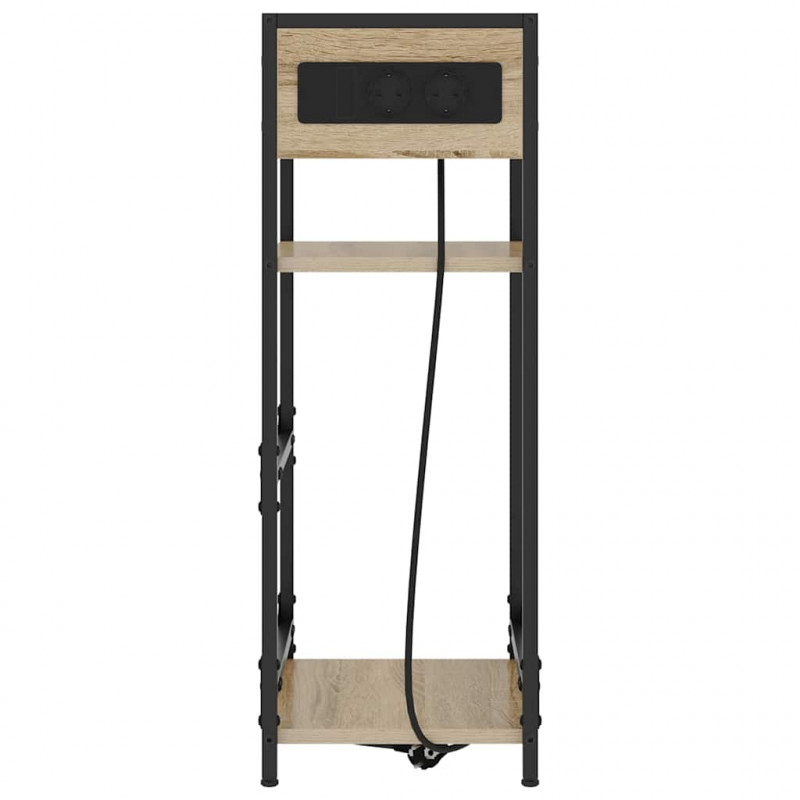 Szafka Nocna Dąb Sonoma 40 x 27 x 76 cm Materiał drewnopochodny