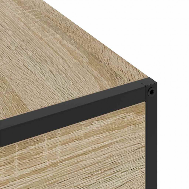 Szafka Nocna Dąb Sonoma 40 x 27 x 76 cm Materiał drewnopochodny