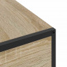 Szafka Nocna Dąb Sonoma 40 x 27 x 76 cm Materiał drewnopochodny