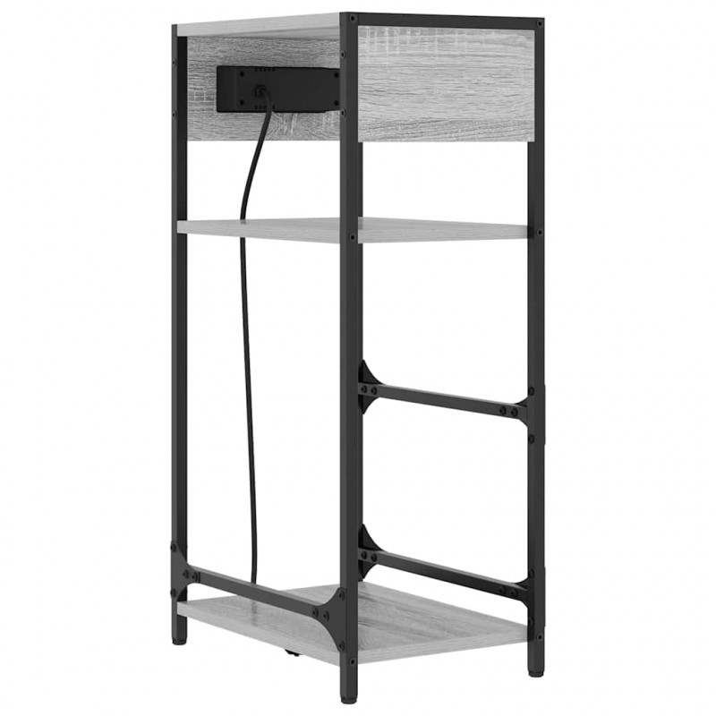 Szafka Nocna Szary Sonoma 40 x 27 x 76 cm