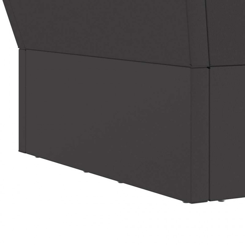 Kominek Czarny 40 x 40 x 35 cm Stal