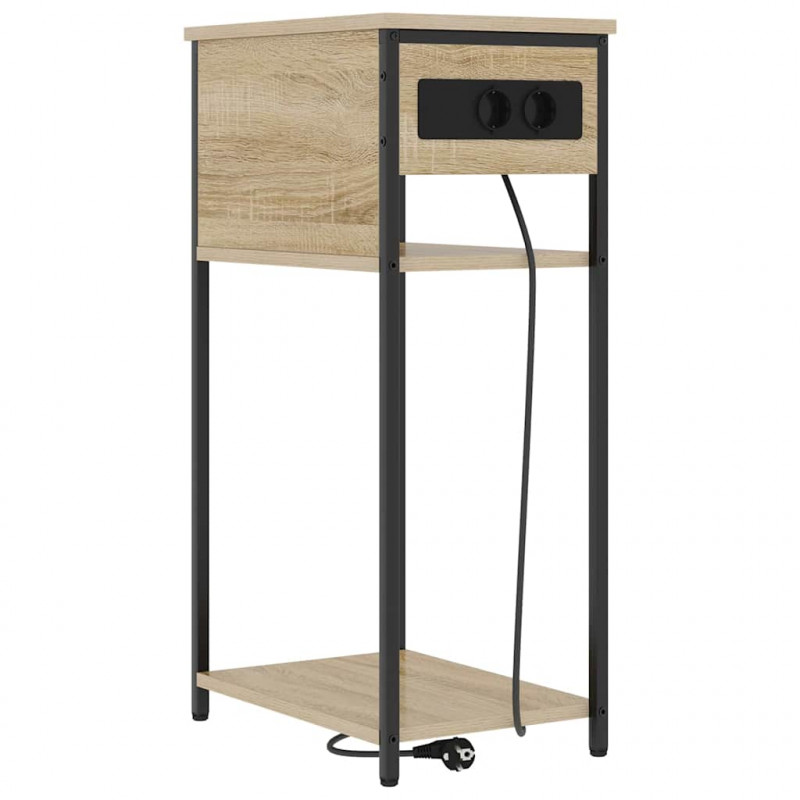 Szafka Nocna Dąb Sonoma 41 x 28 x 76 cm Materiał drewnopochodny