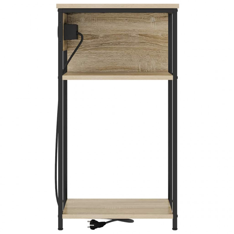 Szafka Nocna Dąb Sonoma 41 x 28 x 76 cm Materiał drewnopochodny