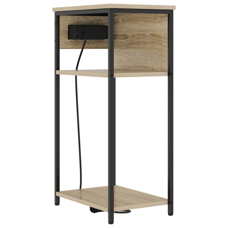 Szafka Nocna Dąb Sonoma 41 x 28 x 76 cm Materiał drewnopochodny