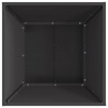 Kominek Czarny 60 x 60 x 35 cm Stal