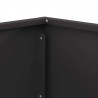 Kominek Czarny 60 x 60 x 35 cm Stal