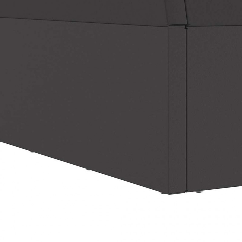 Kominek Czarny 60 x 60 x 35 cm Stal