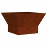 Kominek Brązowy 60 x 60 x 35 cm