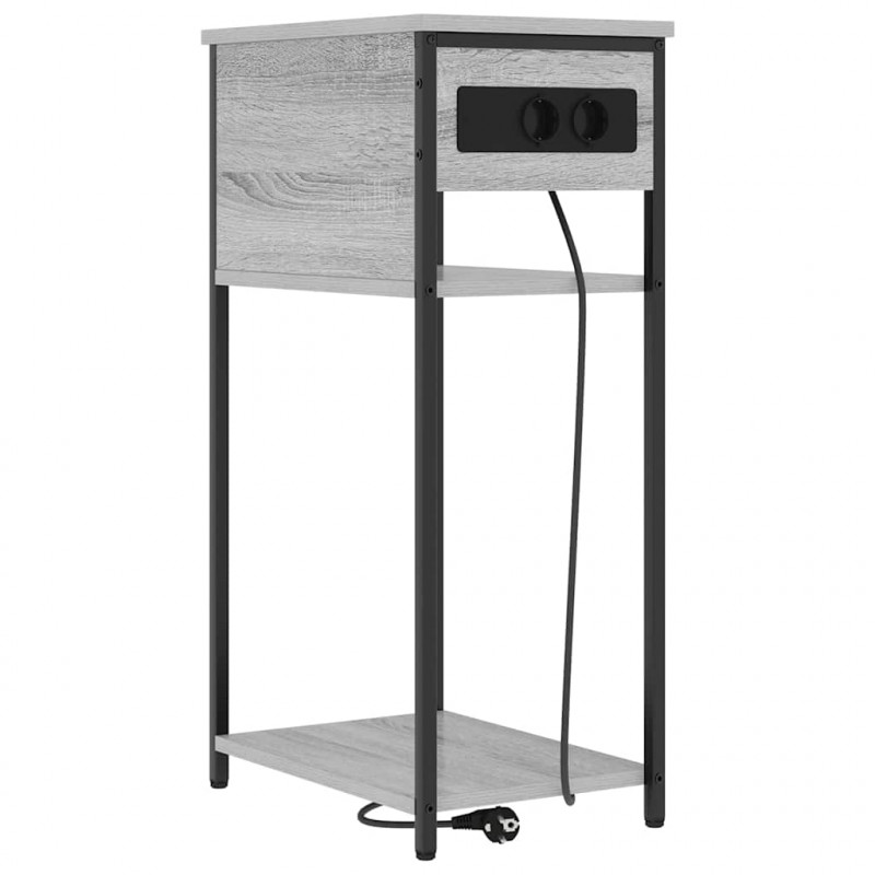 Szafka Nocna Szary Sonoma 41 x 28 x 76 cm