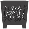 Kominek Czarny 40 x 40 x 40 cm Stal