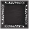 Kominek Czarny 40 x 40 x 40 cm Stal