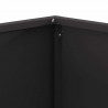 Kominek Czarny 60 x 60 x 40 cm Stal