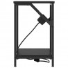 Szafka Nocna 2 pcs Czarny Dąb 38 x 30 x 48 cm