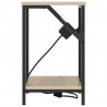 Szafka Nocna 2 pcs Dąb Sonoma 38 x 30 x 48 cm