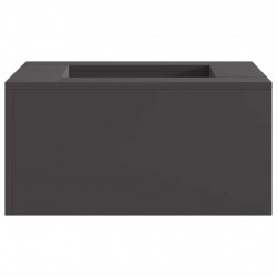 Kominek Czarny 60 x 60 x 30 cm Stal