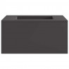 Kominek Czarny 60 x 60 x 30 cm Stal