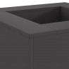 Kominek Czarny 60 x 60 x 30 cm Stal