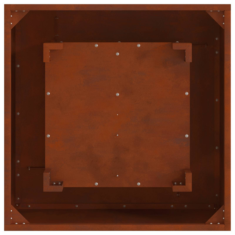 Kominek Brązowy 60 x 60 x 30 cm