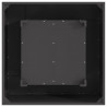 Kominek Czarny 80 x 80 x 40 cm Stal