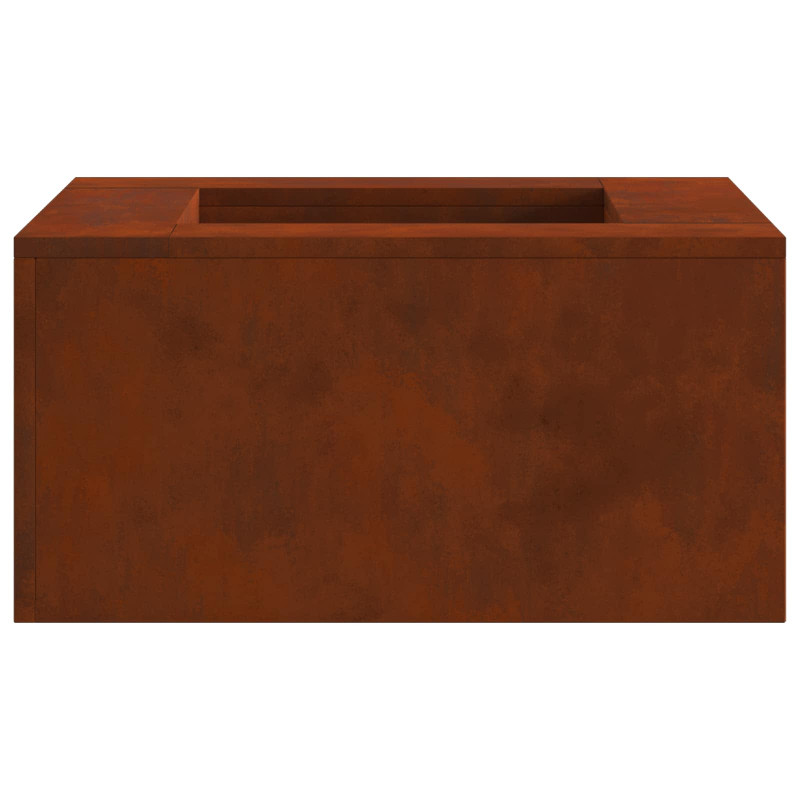 Kominek Brązowy 80 x 80 x 40 cm