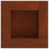 Kominek Brązowy 80 x 80 x 40 cm