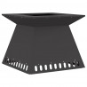 Kominek Czarny 60 x 60 x 50 cm Stal