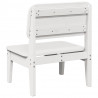 Krzesło ogrodowe, białe, 60x52,5x72 cm, lite drewno sosnowe