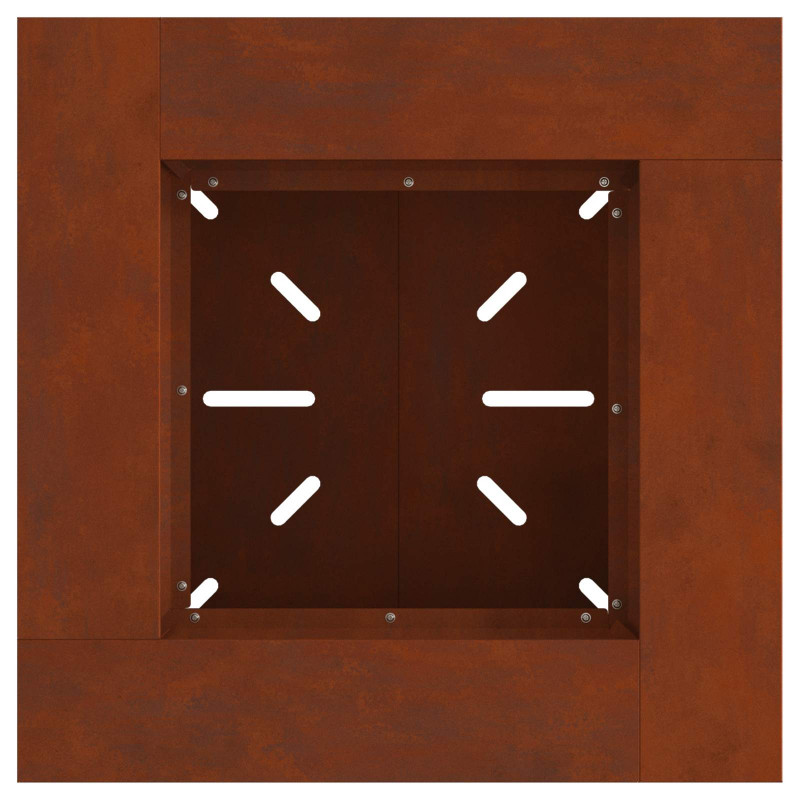 Kominek Brązowy 60 x 60 x 50 cm