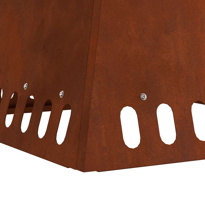 Kominek Brązowy 60 x 60 x 50 cm