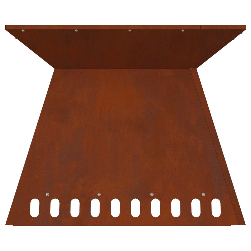 Kominek Brązowy 60 x 60 x 50 cm