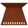 Kominek Brązowy 60 x 60 x 50 cm